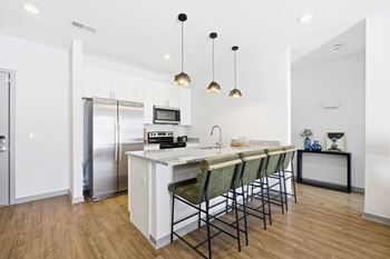 Modern white cabinetry